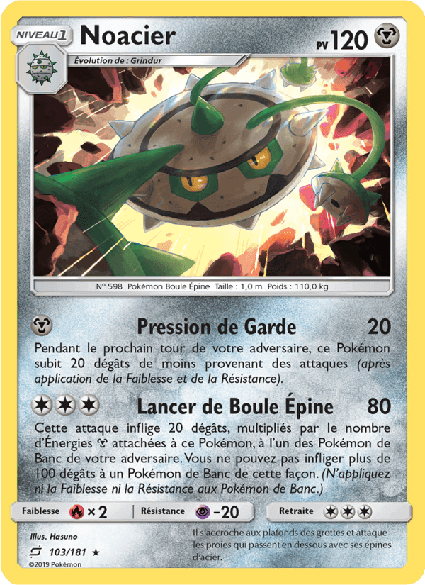 Noacier, carte 103 de Duo de Choc