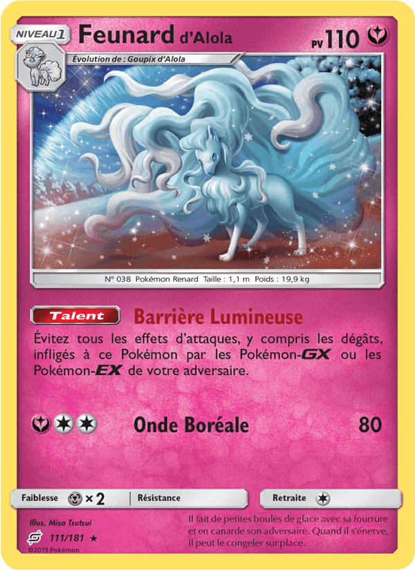Feunard d’Alola, carta 111 di Duo de Choc