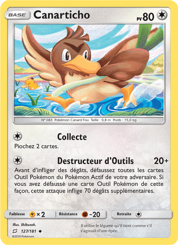 Canarticho, carte 127 de Duo de Choc