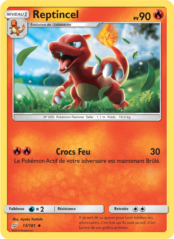 Reptincel, carte 13 de Duo de Choc