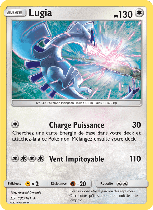 Lugia, carta 131 de Duo de Choc