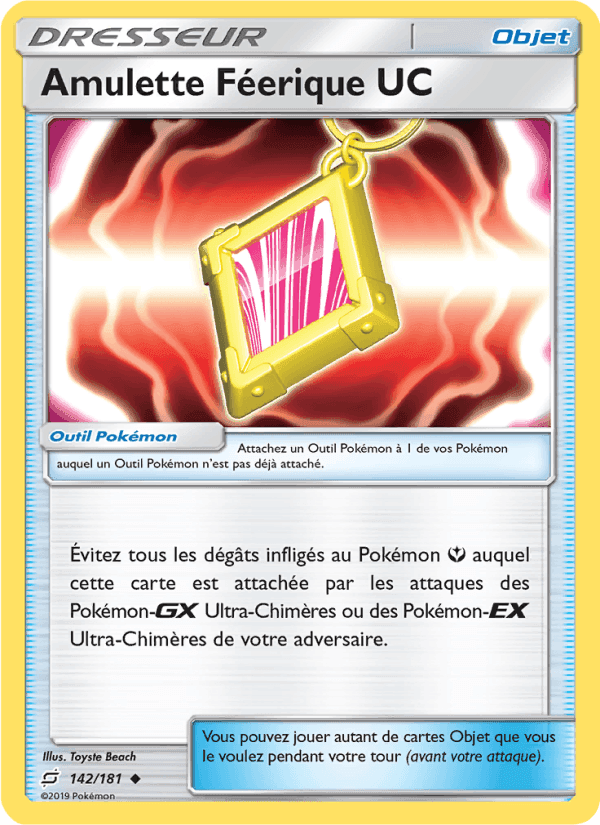 Amulette Féerique UC, carta 142 de Duo de Choc