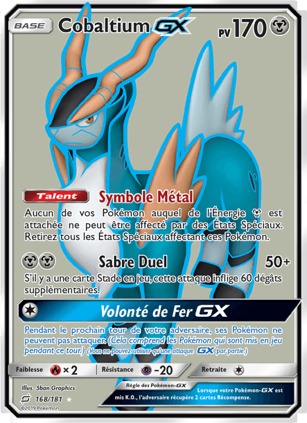 Cobaltium GX, card 168 from Duo de Choc