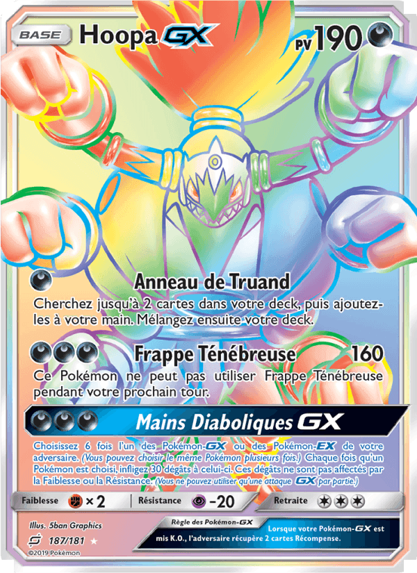 Hoopa GX, carte 187 de Duo de Choc