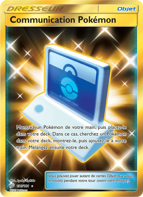 Communication Pokémon, carta 196 de Duo de Choc