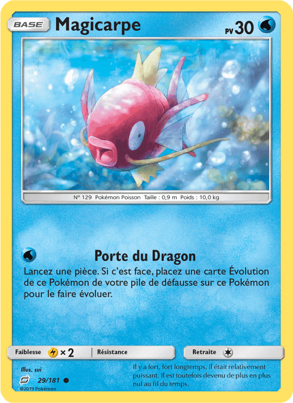 Magicarpe, carte 29 de Duo de Choc