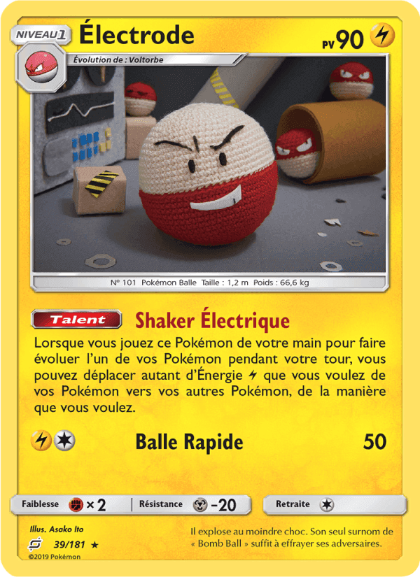 Électrode, carte 39 de Duo de Choc
