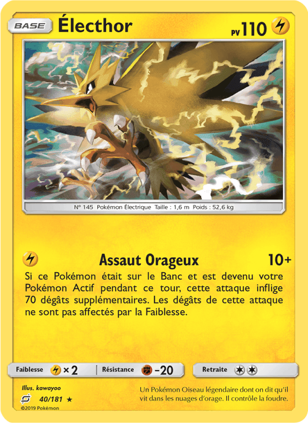 Électhor, carte 40 de Duo de Choc