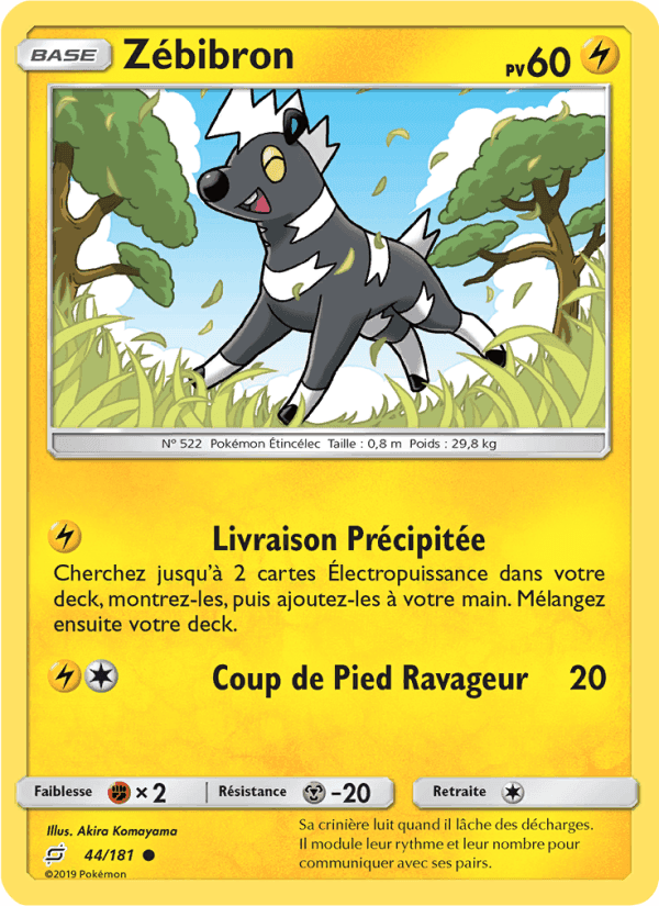 Zébibron, carte 44 de Duo de Choc