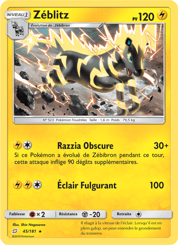 Zéblitz, carte 45 de Duo de Choc