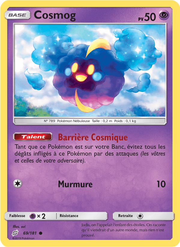 Cosmog, carte 69 de Duo de Choc