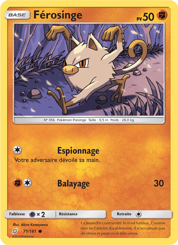 Férosinge, carte 71 de Duo de Choc