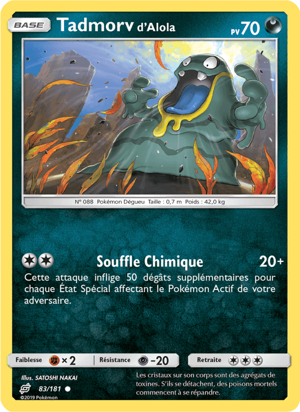 Tadmorv d’Alola, card 83 from Duo de Choc