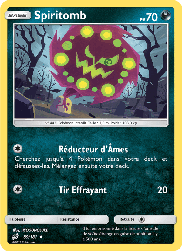 Spiritomb, card 89 from Duo de Choc