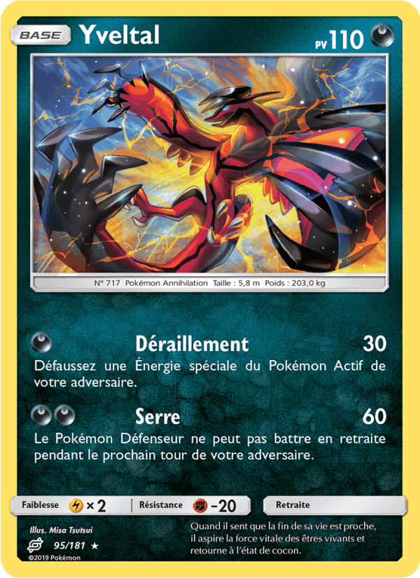 Yveltal, carte 95 de Duo de Choc