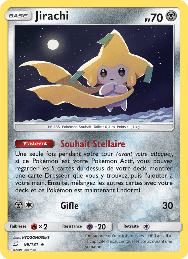 Jirachi, carte 99 de Duo de Choc