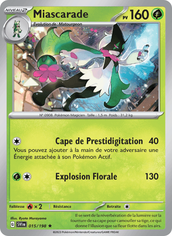Miascarade, carte 015 de Écarlate et Violet