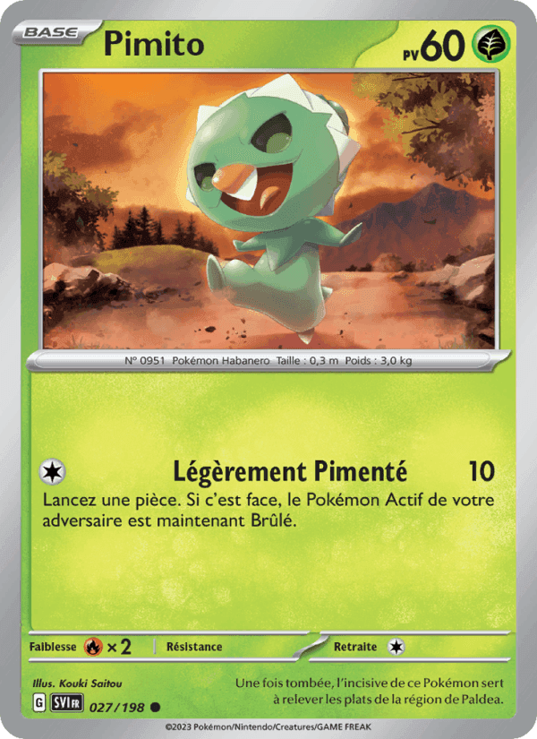 Pimito, carte 027 de Écarlate et Violet