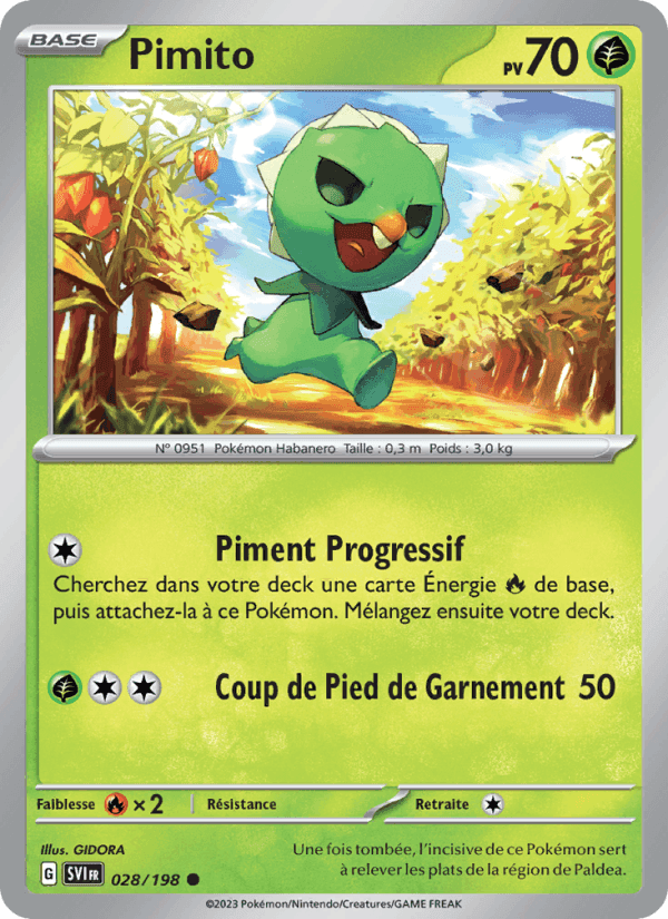 Pimito, carte 028 de Écarlate et Violet