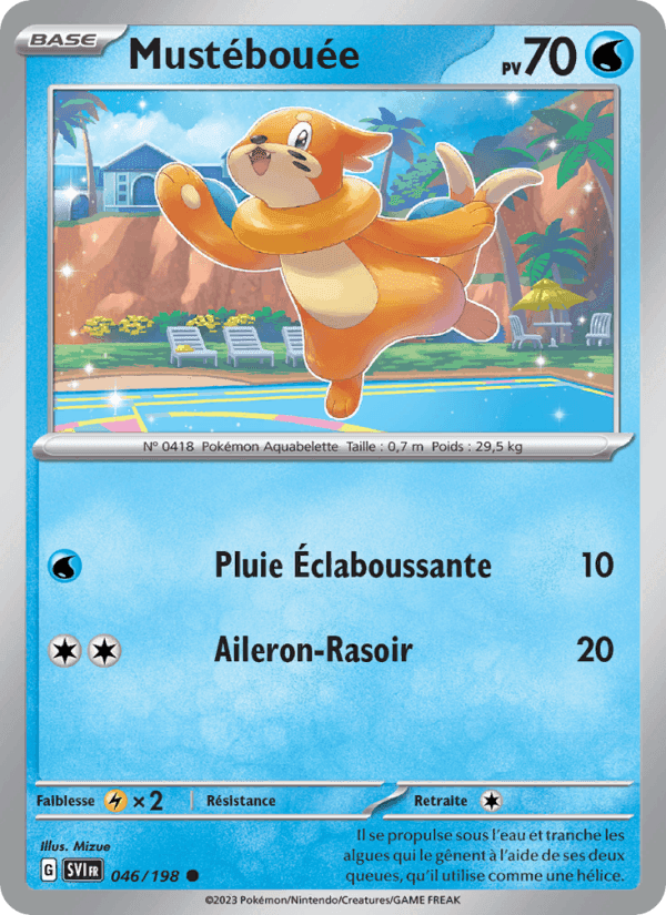 Mustébouée, carte 046 de Écarlate et Violet