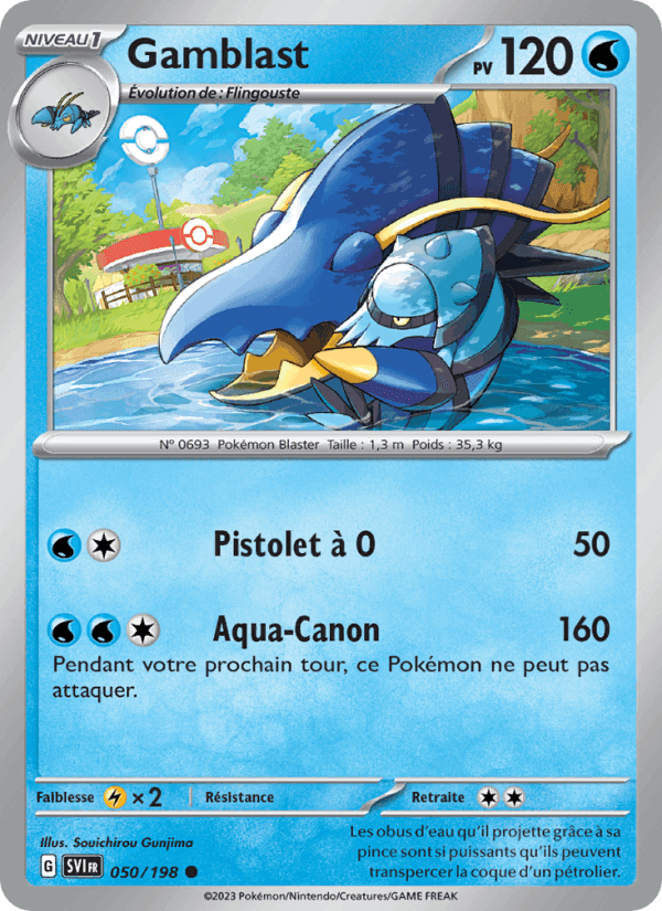 Gamblast, carte 050 de Écarlate et Violet