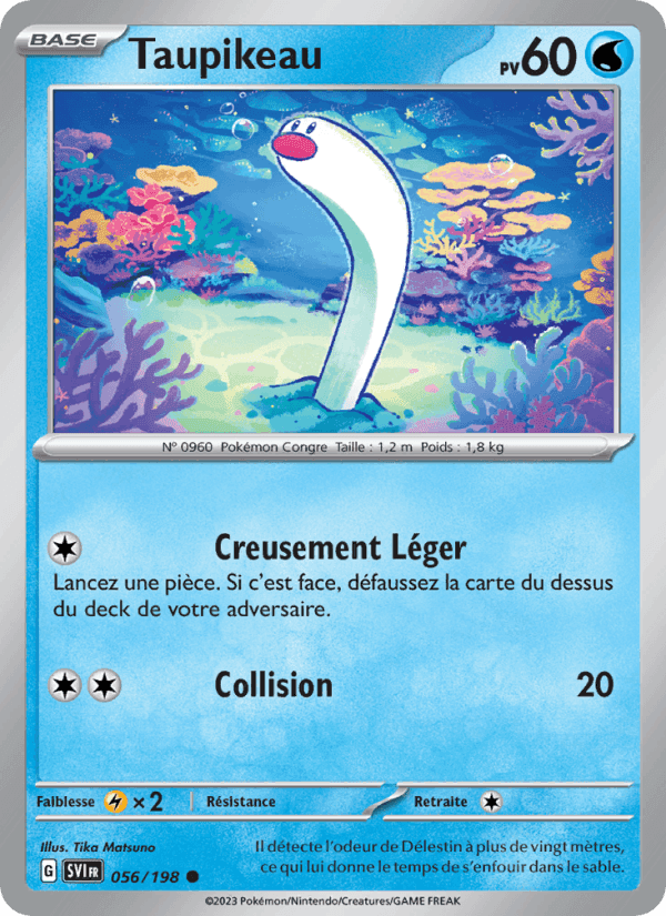 Taupikeau, carte 056 de Écarlate et Violet