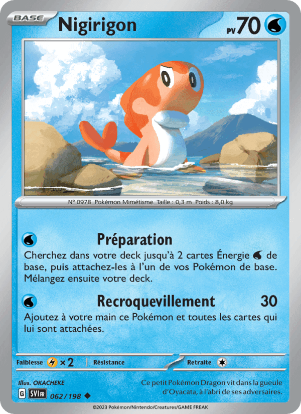 Nigirigon, carta 062 de Écarlate et Violet