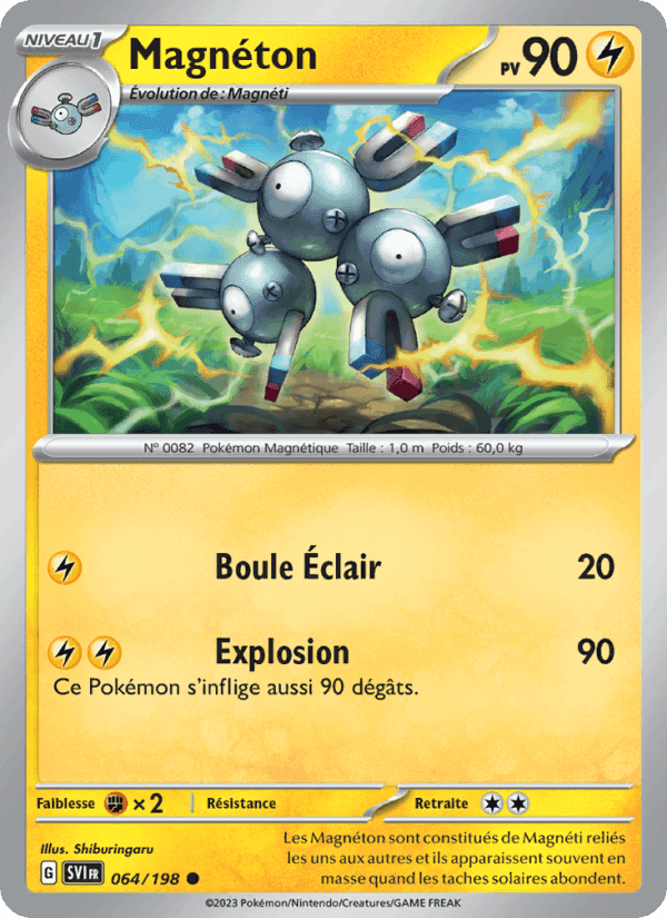 Magnéton, card 064 from Écarlate et Violet