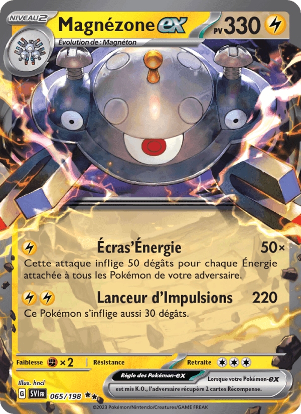 Magnézone-ex, carte 065 de Écarlate et Violet