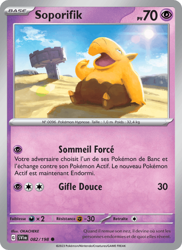 Soporifik, card 082 from Écarlate et Violet