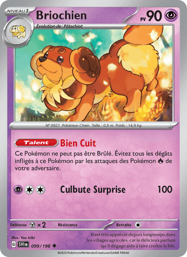 Briochien, carte 099 de Écarlate et Violet