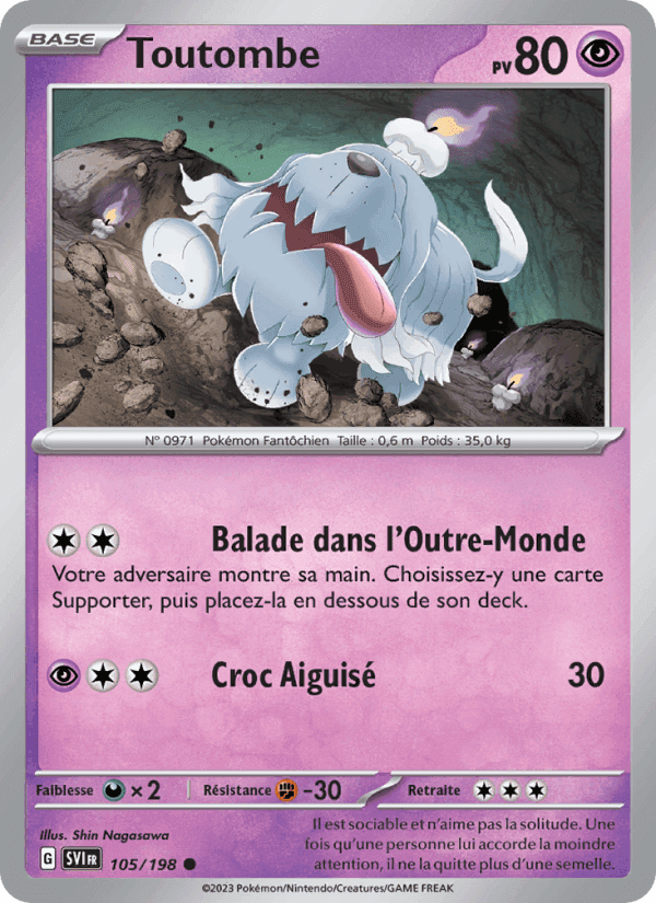 Toutombe, carte 105 de Écarlate et Violet