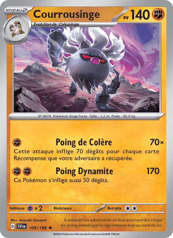 Courrousinge, card 109 from Écarlate et Violet