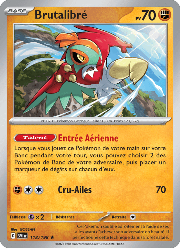 Brutalibré, carte 118 de Écarlate et Violet