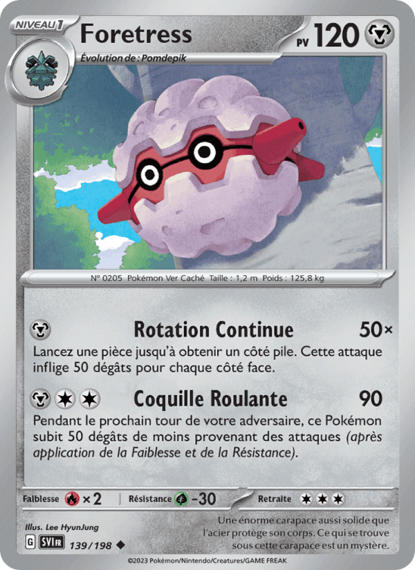 Foretress, carte 139 de Écarlate et Violet