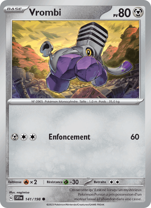 Vrombi, card 141 from Écarlate et Violet