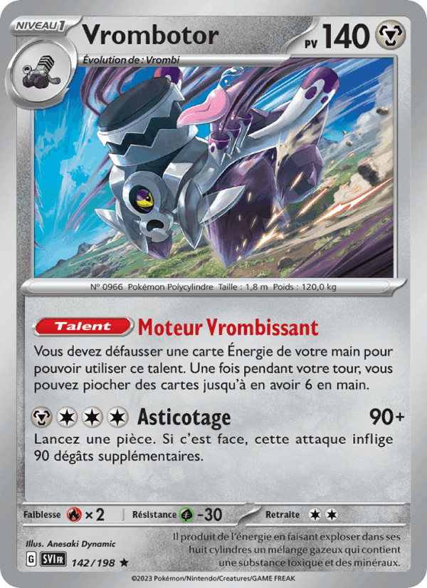 Vrombotor, carte 142 de Écarlate et Violet