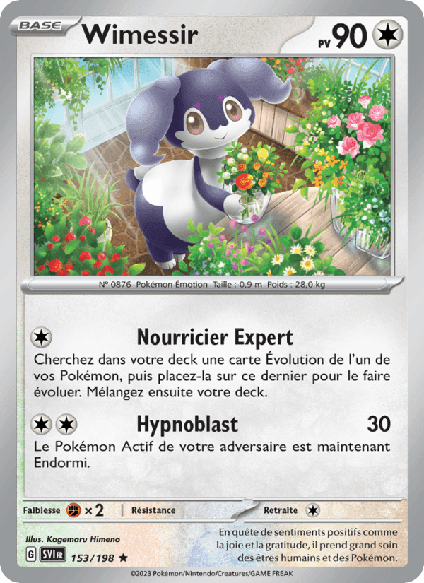 Wimessir, card 153 from Écarlate et Violet