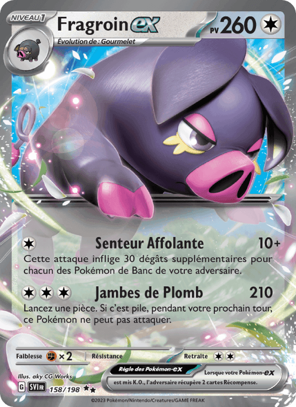 Fragroin-ex, carte 158 de Écarlate et Violet