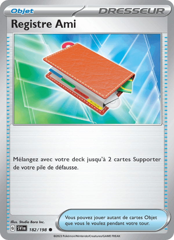 Registre Ami, carte 182 de Écarlate et Violet