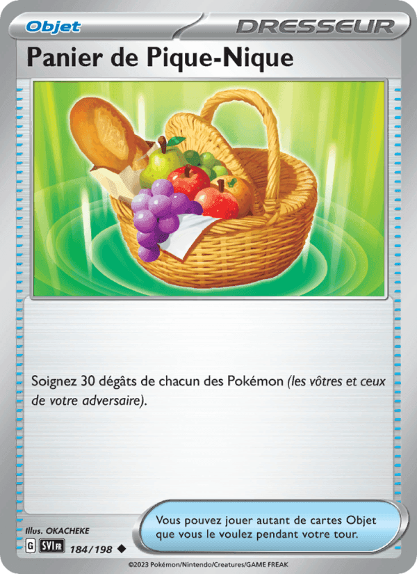 Panier de Pique-Nique, carte 184 de Écarlate et Violet
