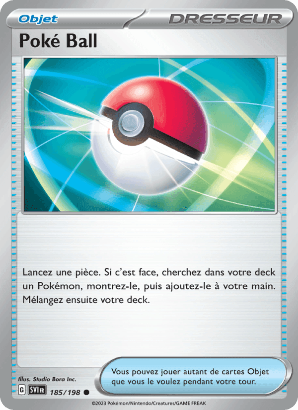 Poké Ball, carte 185 de Écarlate et Violet