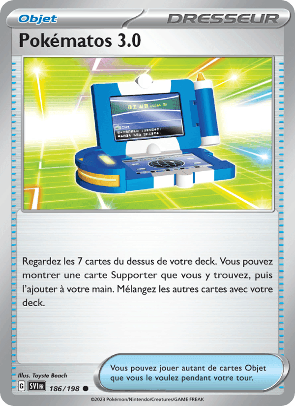 Pokématos 3.0, carte 186 de Écarlate et Violet