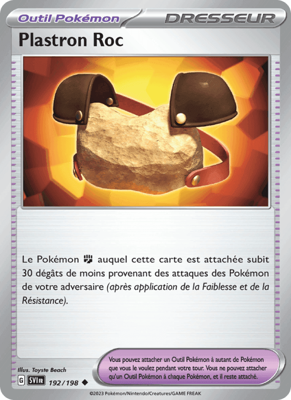 Plastron Roc, carta 192 di Écarlate et Violet