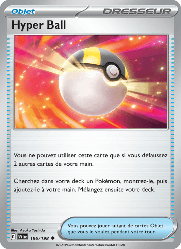 Hyper Ball, card 196 from Écarlate et Violet