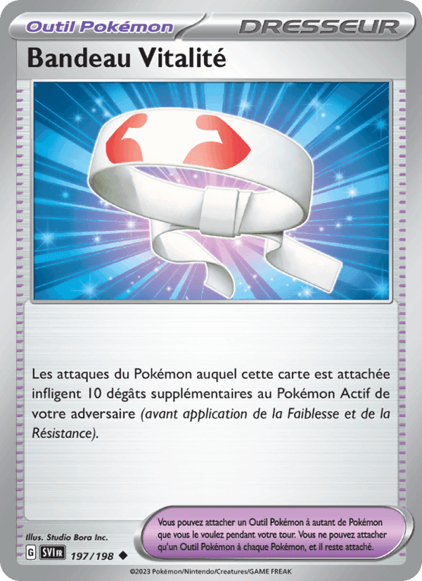 Bandeau Vitalité, carte 197 de Écarlate et Violet
