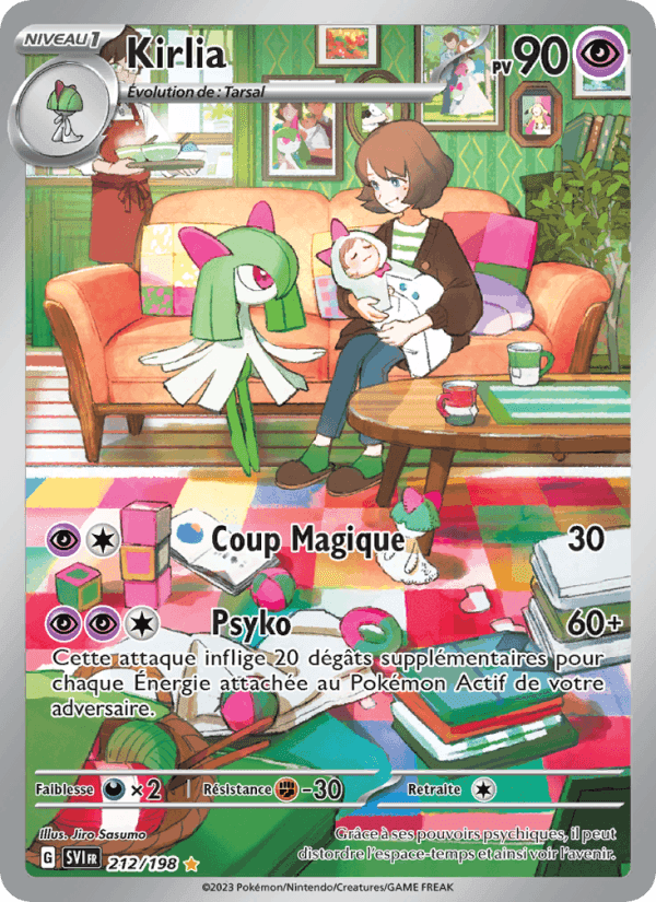 Kirlia, carta 212 di Écarlate et Violet