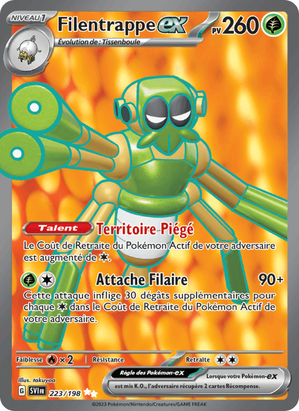 Filentrappe-ex, carte 223 de Écarlate et Violet