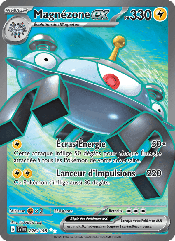 Magnézone-ex, card 226 from Écarlate et Violet