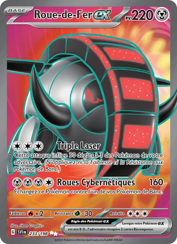 Roue-de-Fer-ex, card 233 from Écarlate et Violet
